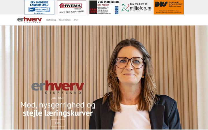 Képernyőkép: erhvervdjursland.dk