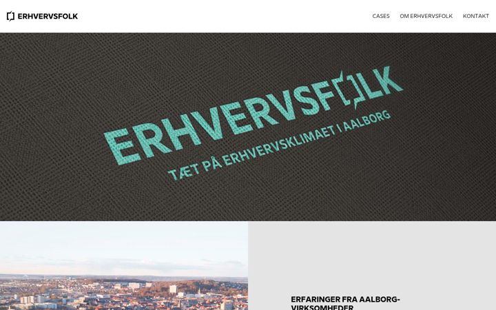 Posnetek zaslona erhvervsfolk.dk