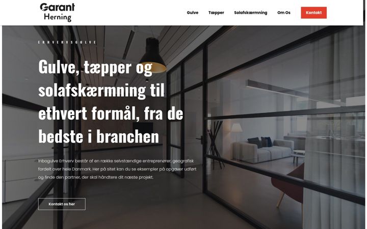 Skärmbild av erhvervsgulveherning.dk