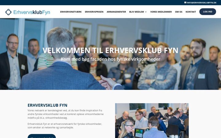 Screenshot di erhvervsklubfyn.dk