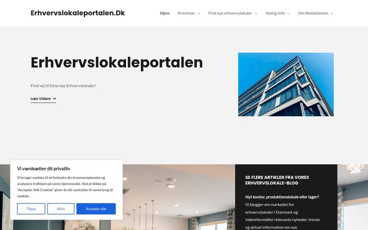 Képernyőkép: erhvervslokaleportalen.dk