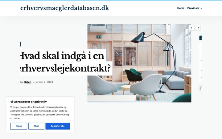 Képernyőkép: erhvervsmaeglerdatabasen.dk