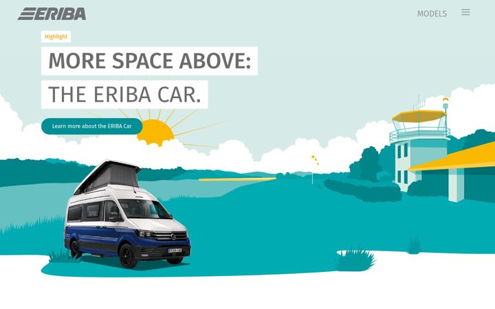 Screenshot of eriba.com