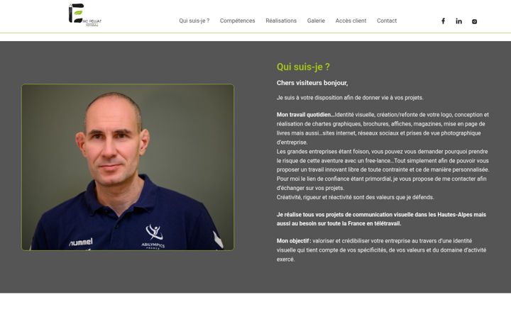 Snímek obrazovky eric-pelliat.fr