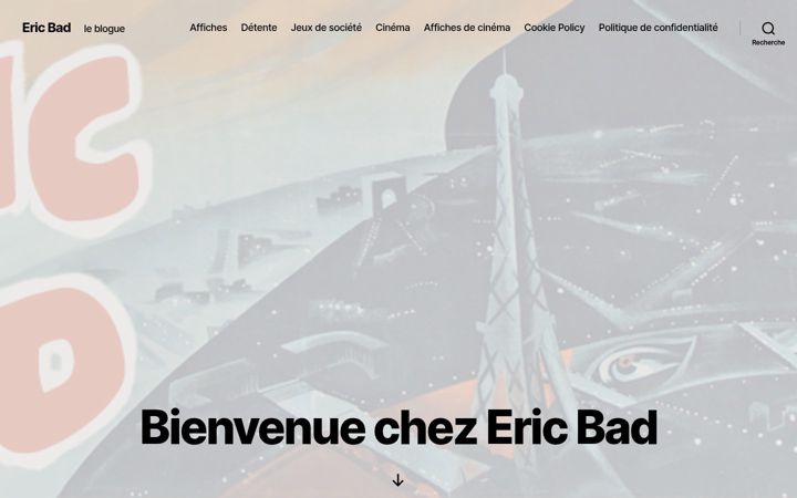 Screenshot di ericbad.net
