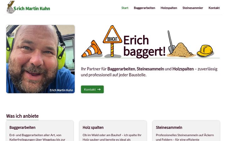 Ekrānuzņēmums no erich-baggert.de