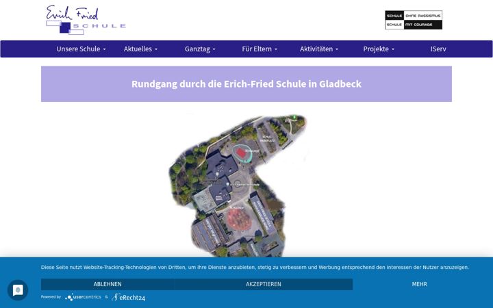 Ekrānuzņēmums no erich-fried-schule.de