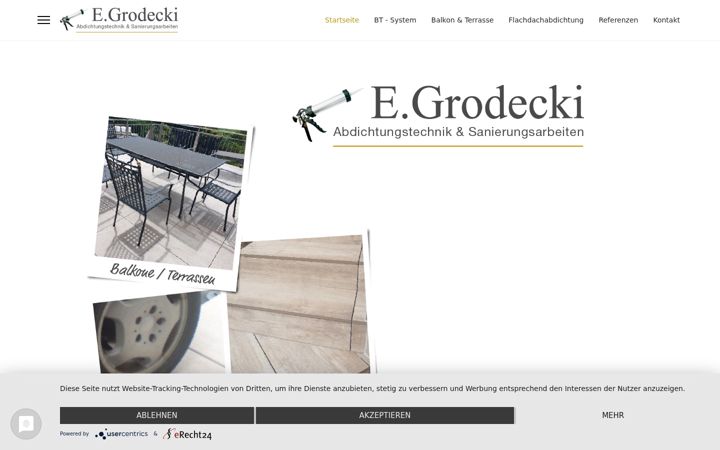 Ekrānuzņēmums no erich-grodecki.de