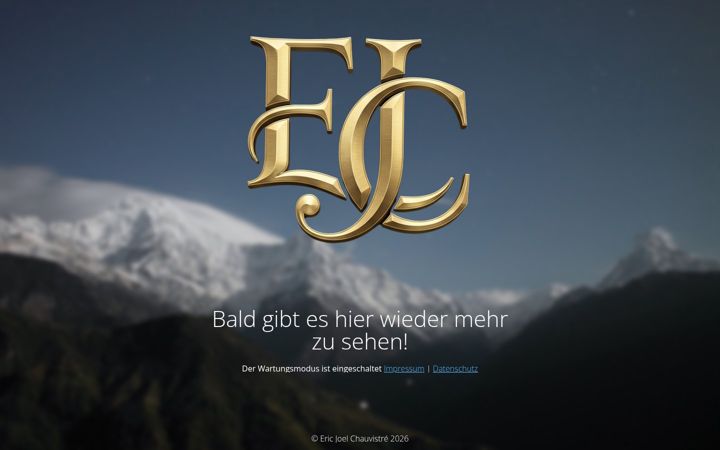 Screenshot stránky ericjoel.ch