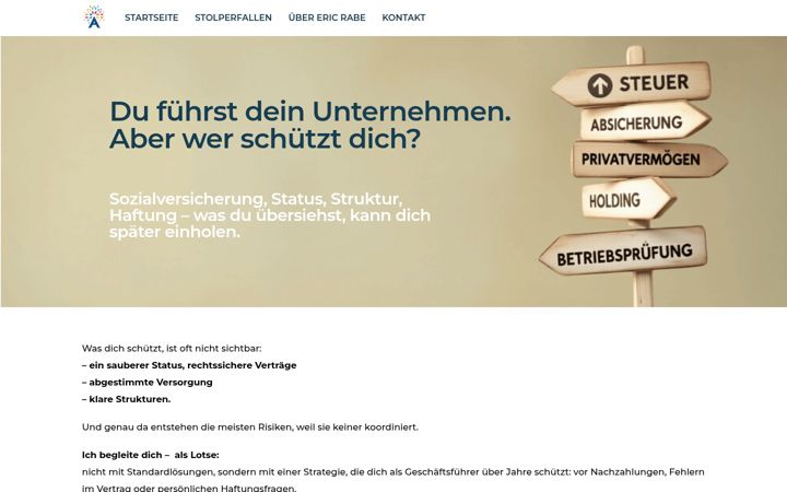 Screenshot of ericrabe.de