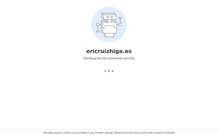 Screenshot von ericruizhiga.es