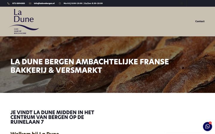 Snímek obrazovky ericslandwinkel.nl
