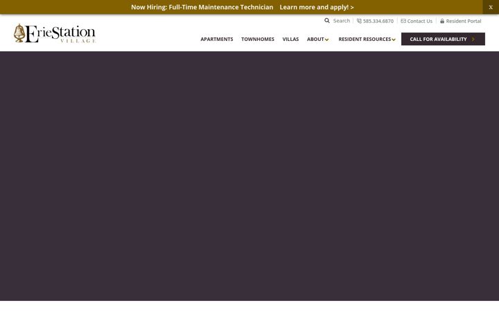 Screenshot di eriestation.net
