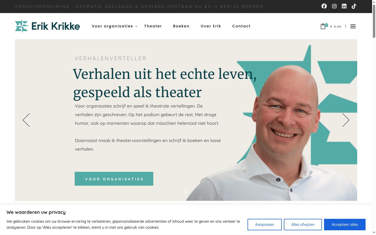 Sutikimo reklamjuostės, rodytos prieš bet kokią sąveiką, ekrano kopija