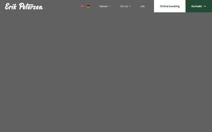 Screenshot of erik-petersen.dk
