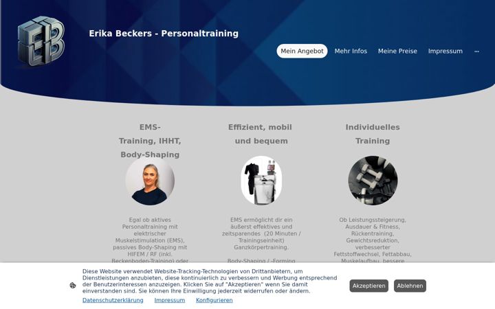 Screenshot of erika-beckers.de
