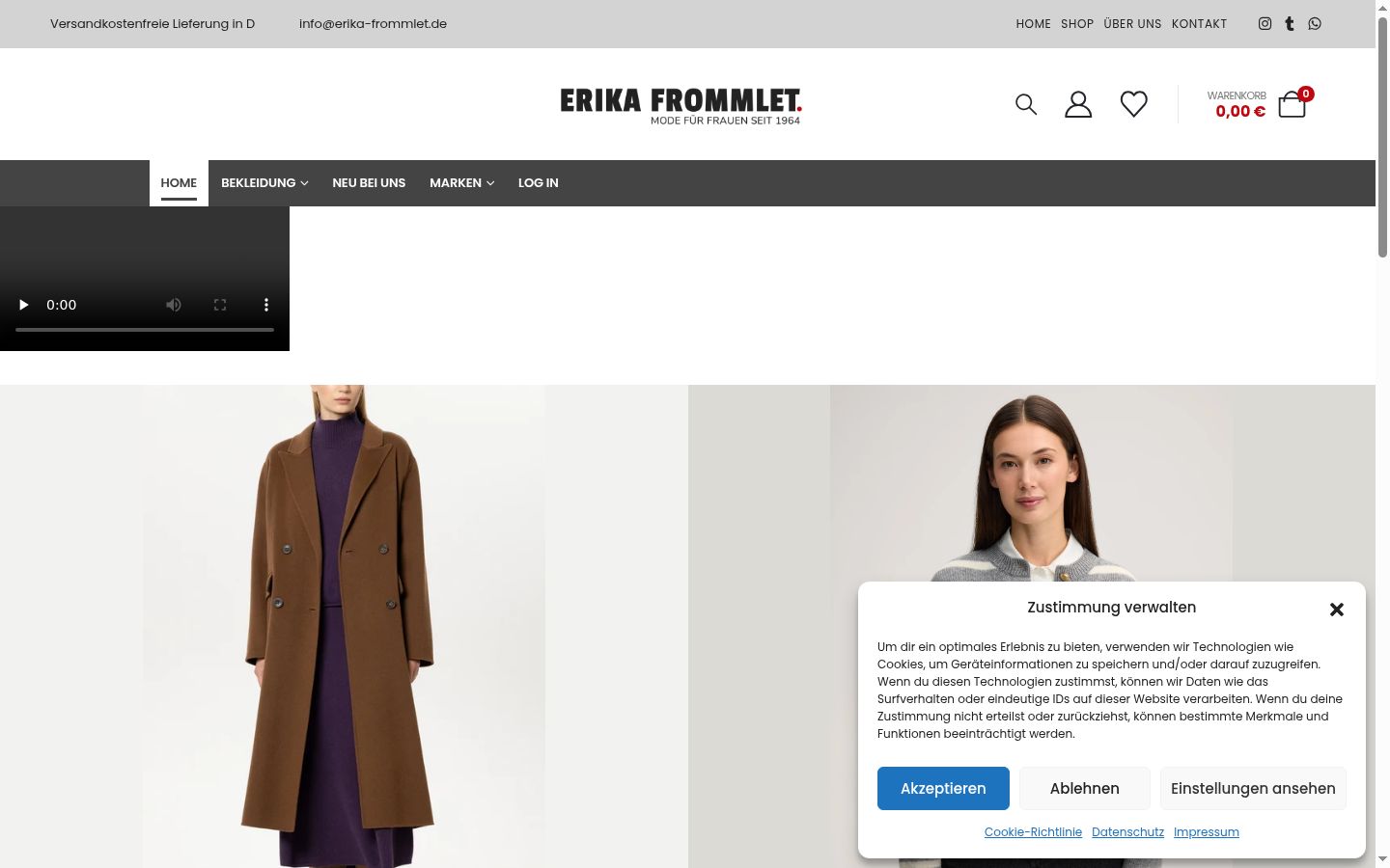 Screenshot van de toestemmingsbanner zoals getoond vóór enige interactie