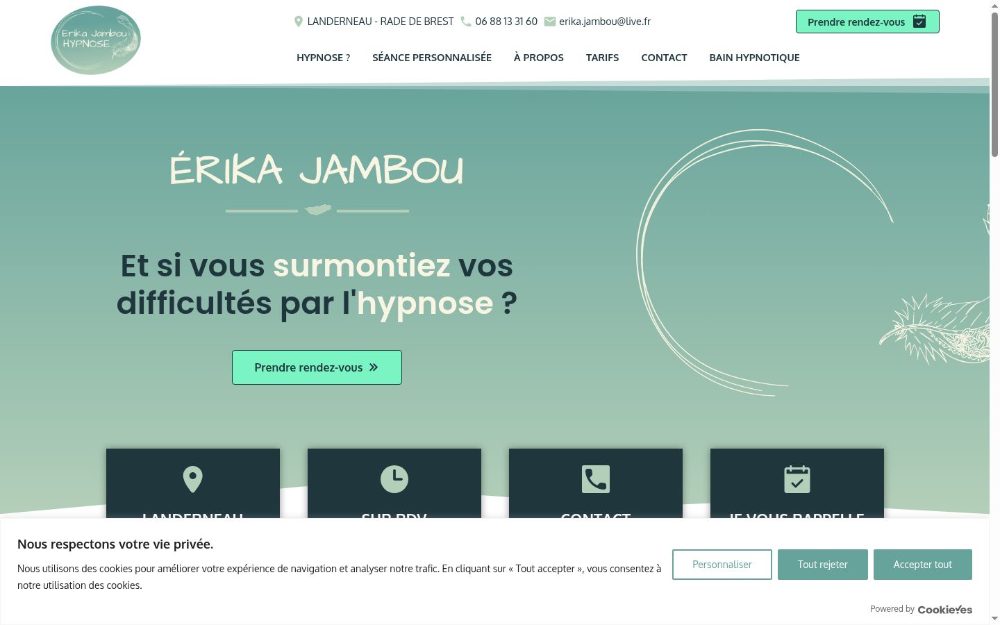 Screenshot tal-banner tal-kunsens muri qabel kwalunkwe interazzjoni