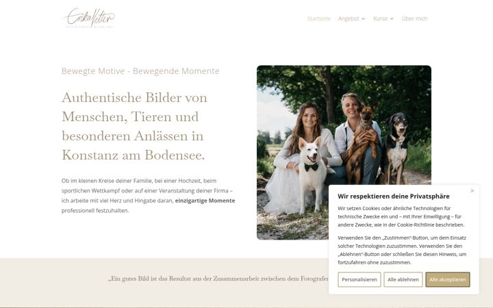 Screenshot ta' erikavetter.de