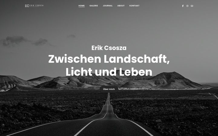 Screenshot stránky erikcsosza.ch