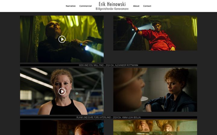 Screenshot ta' erikheinowski.de