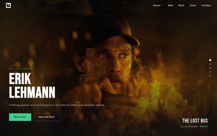 Screenshot ta' eriklehmann.de
