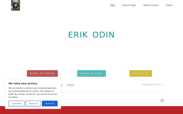 Screenshot ta' erikodin.de