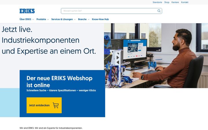 Screenshot ta' eriks.de