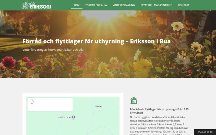 Screenshot του erikssonibua.se