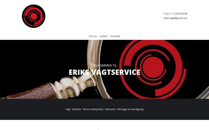 Képernyőkép: eriksvagtservice.dk