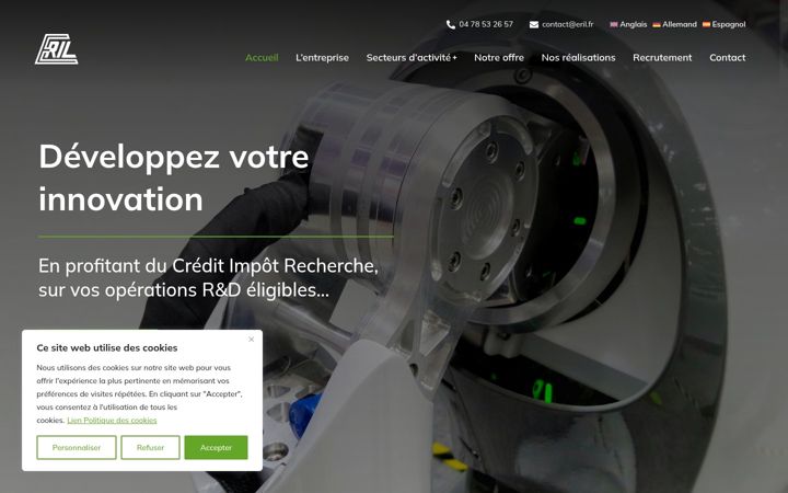 Screenshot ta' eril.fr