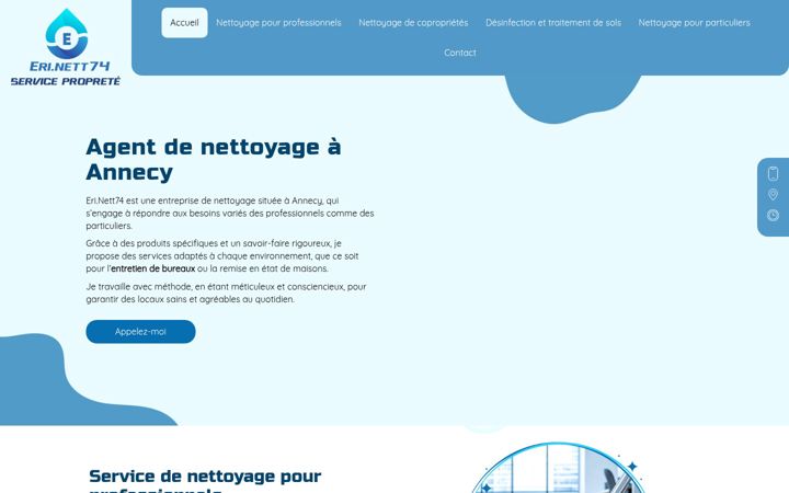 Screenshot ta' erinett74.fr