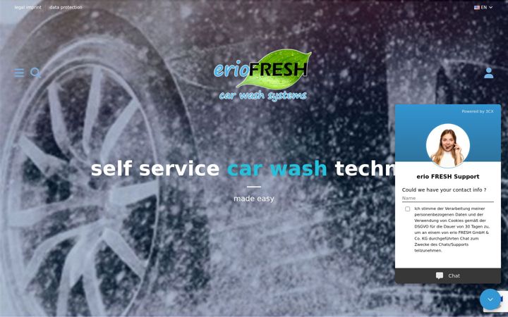 Screenshot ta' erio-fresh.de