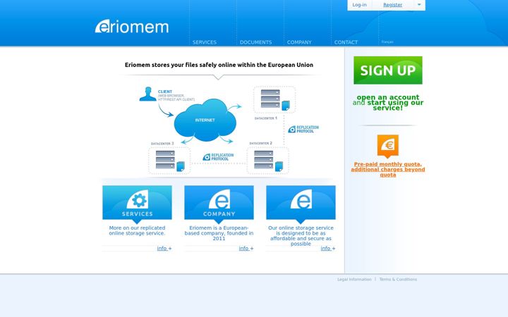 Screenshot of eriomem.net