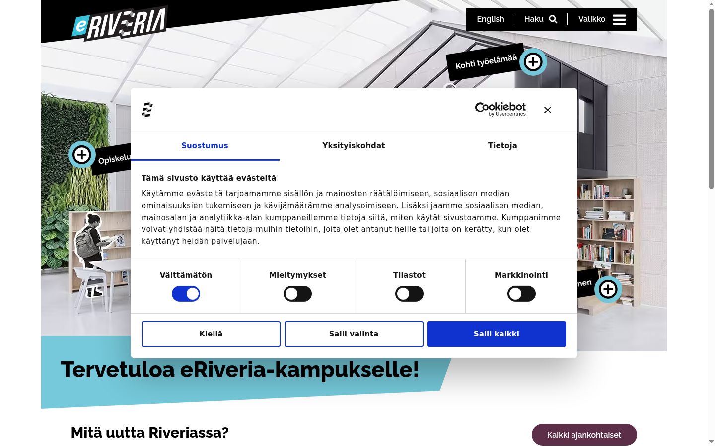 Zrzut ekranu banera zgody wyświetlanego przed jakąkolwiek interakcją