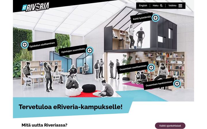 Екранна снимка на eriveria.fi