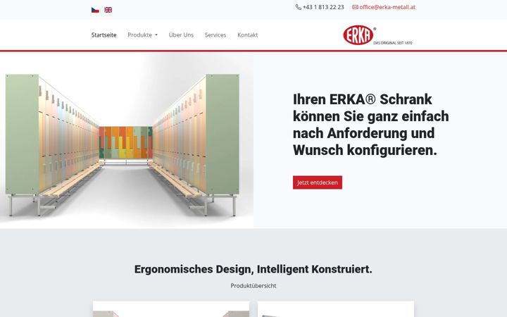 Screenshot di erka-metall.at