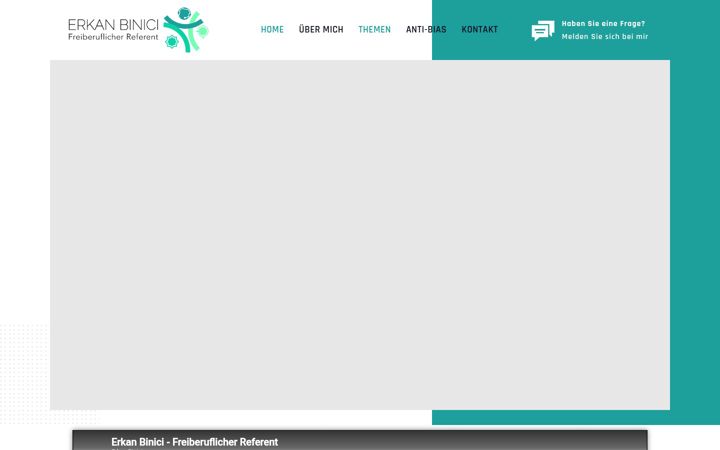 Screenshot ta' erkanbinici.de
