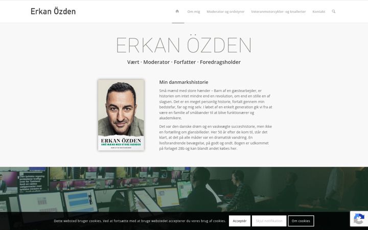 Screenshot stránky erkanozden.dk