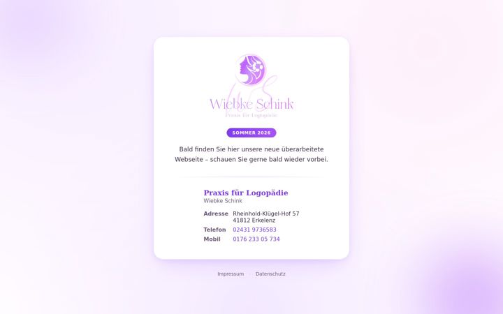 Snímek obrazovky erkelenz-logopaedie.de