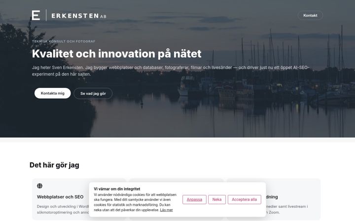Screenshot του erkensten.se