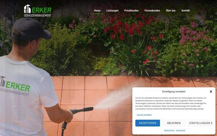 Snímek obrazovky erker-gm.de