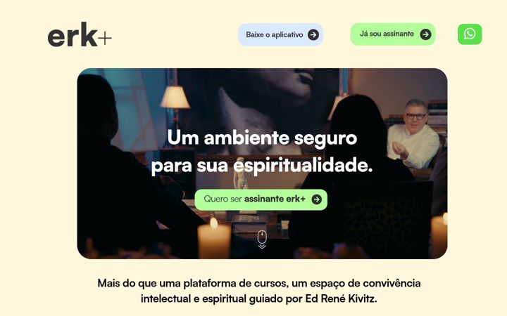Ekraanipilt saidist erkmais.com.br