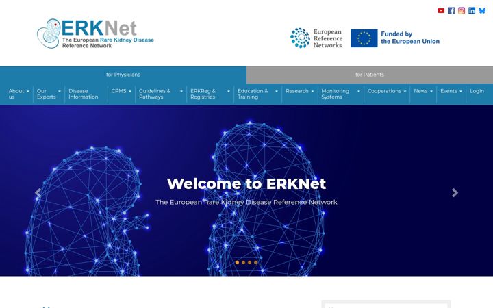 Screenshot stránky erknet.org