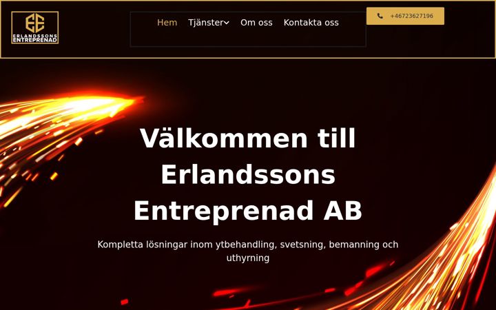Screenshot του erlandssonsab.se