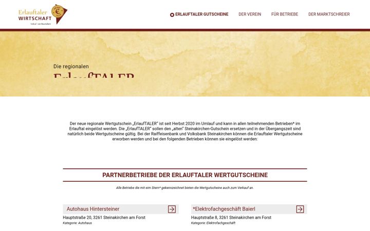 Screenshot di erlauftaler.at