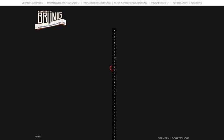 Screenshot stránky erlebnisausstellung.ch