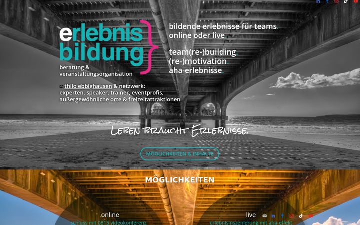 Screenshot stránky erlebnisbildung.de