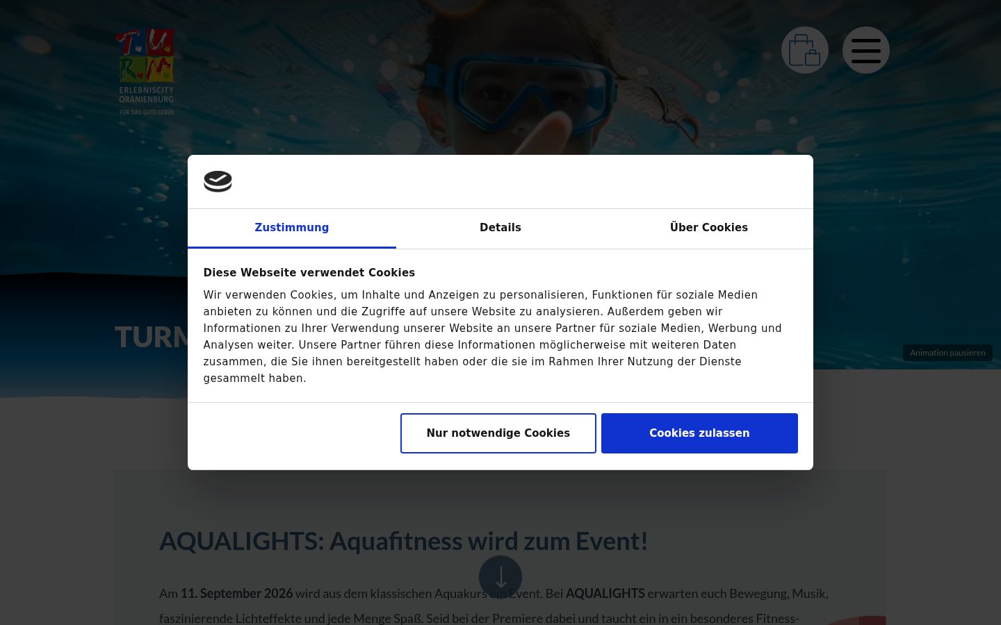 Snímka obrazovky banera súhlasu zobrazeného pred akoukoľvek interakciou