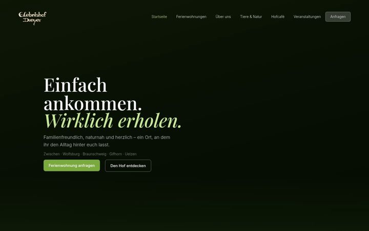 Képernyőkép: erlebnishofdreyer.de
